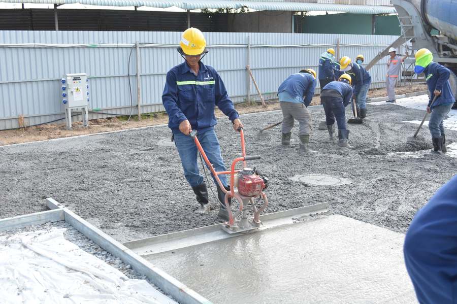 Residential concrete work in Bargersville, Indiana