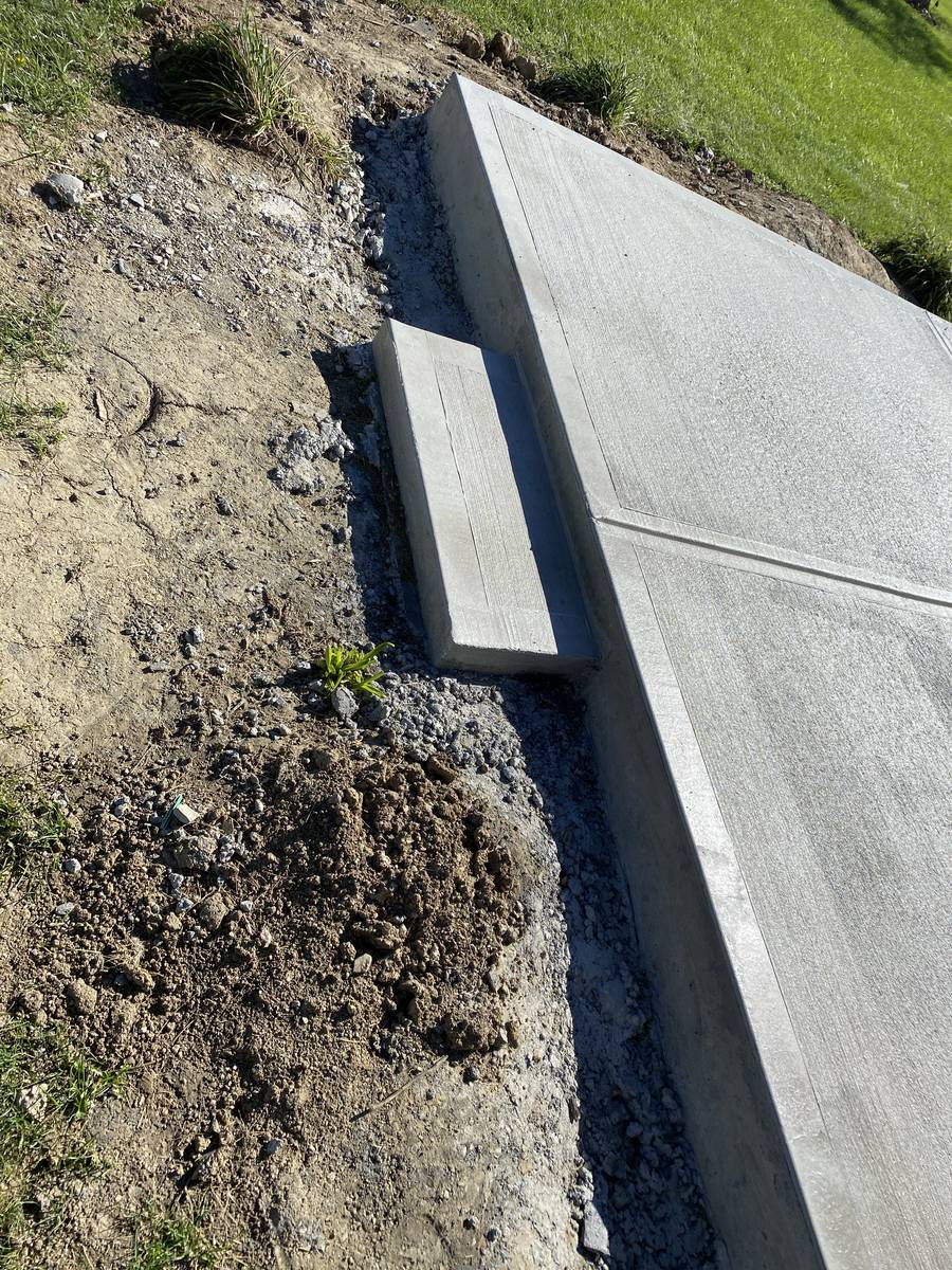 Residential concrete work by Golden Paw Concrete in central Indiana