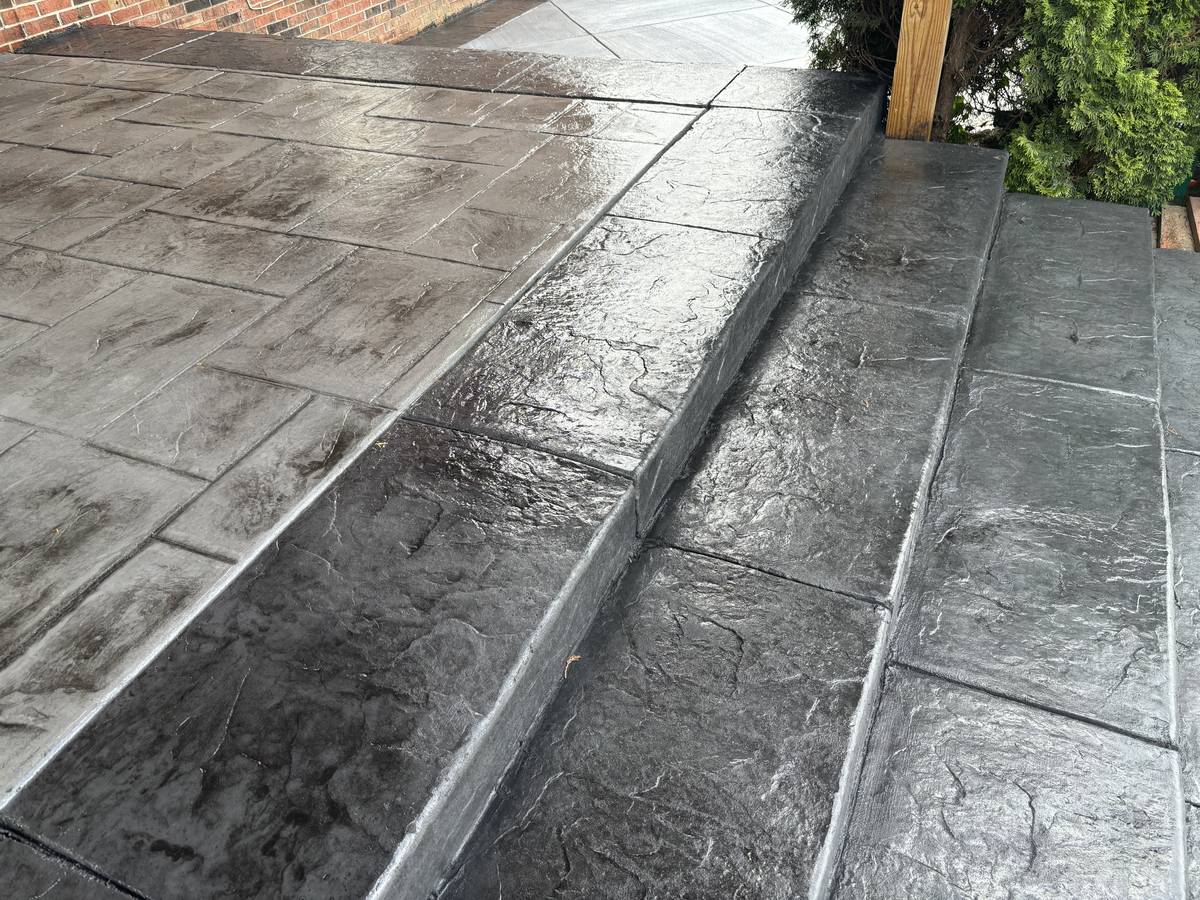 Completed Golden Paw Concrete project in Plainfield, Indiana